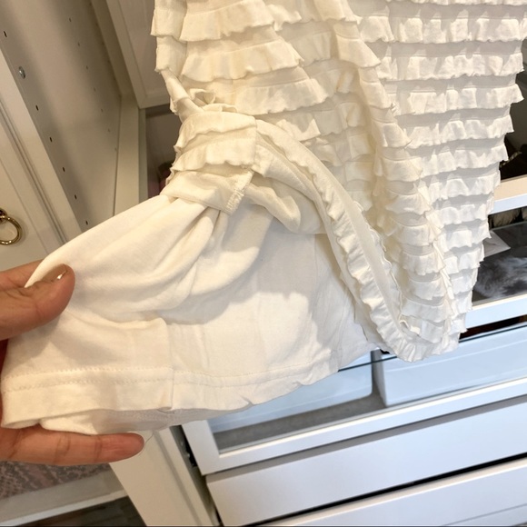 Beautiful H&M white mini dress 32-Fully lined - Picture 4 of 5